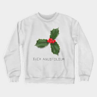 Christmas Holly Genus Crewneck Sweatshirt